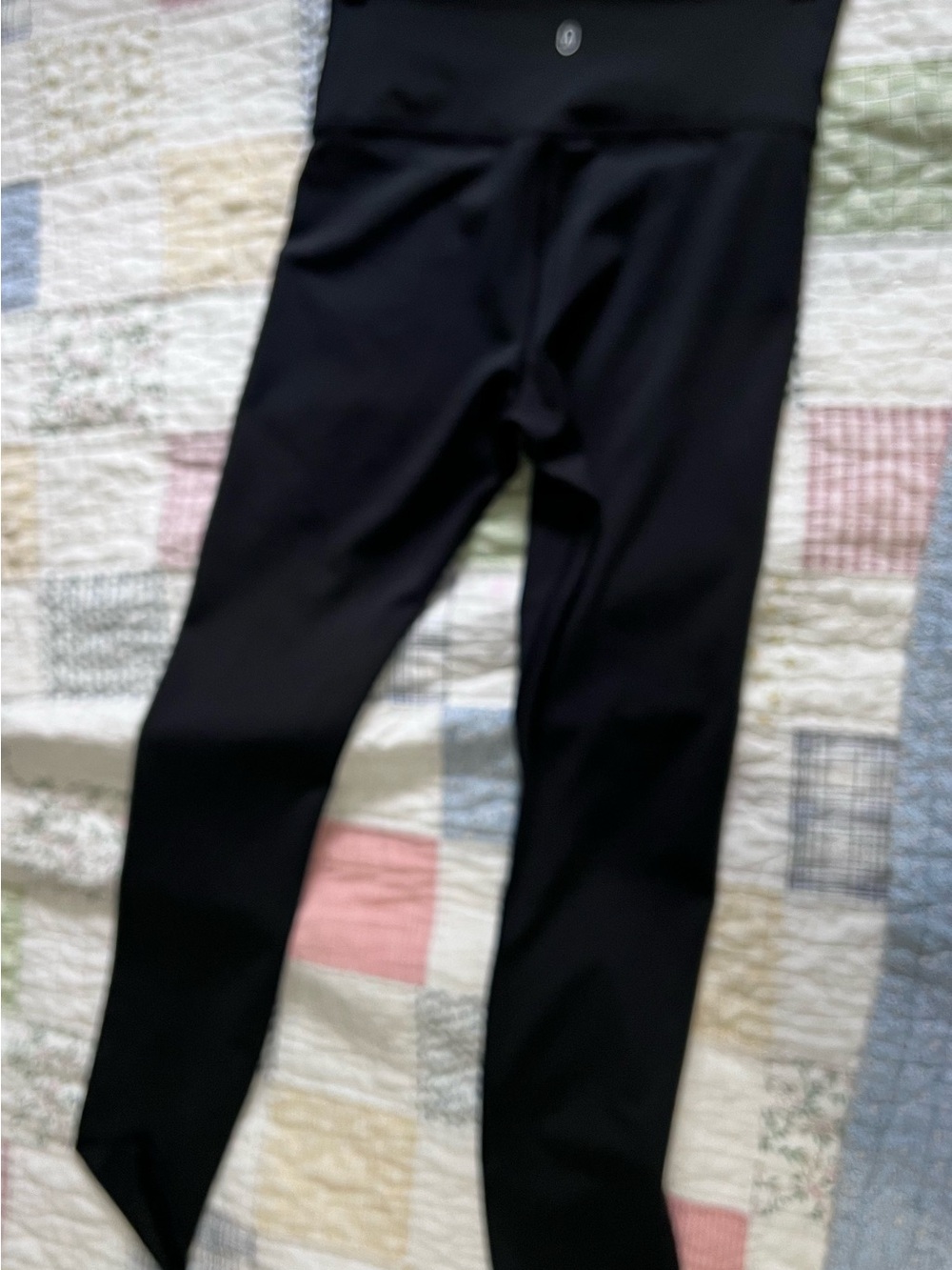 JustFab Black High-Waist Leggings